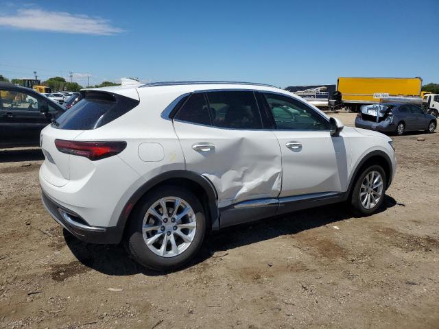 LRBFZMR44MD182490 - 2021 BUICK ENVISION PREFERRED WHITE photo 3