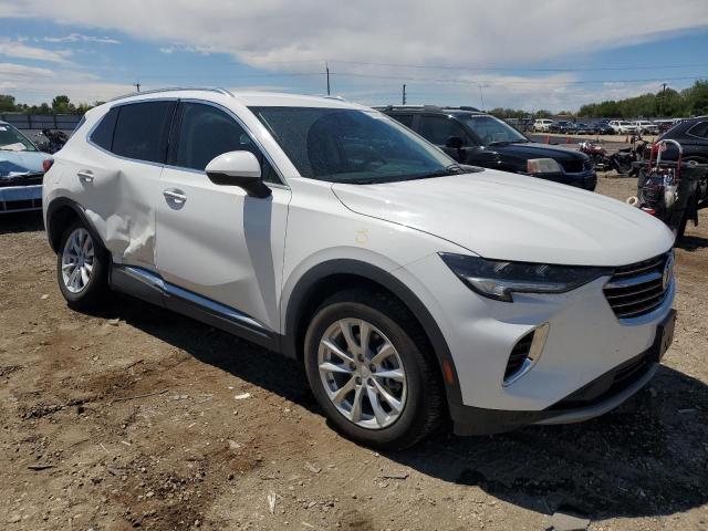 LRBFZMR44MD182490 - 2021 BUICK ENVISION PREFERRED WHITE photo 4