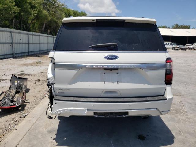 1FMJU1LT3MEA58693 - 2021 FORD EXPEDITION PLATINUM WHITE photo 6