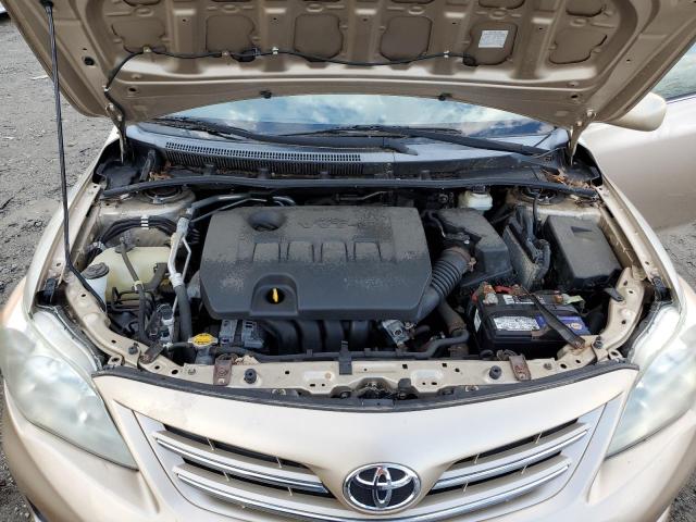 5YFBU4EE1DP097438 - 2013 TOYOTA COROLLA BASE BEIGE photo 11