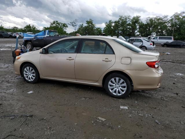 5YFBU4EE1DP097438 - 2013 TOYOTA COROLLA BASE BEIGE photo 2