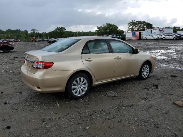 5YFBU4EE1DP097438 - 2013 TOYOTA COROLLA BASE BEIGE photo 3