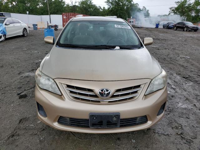 5YFBU4EE1DP097438 - 2013 TOYOTA COROLLA BASE BEIGE photo 5