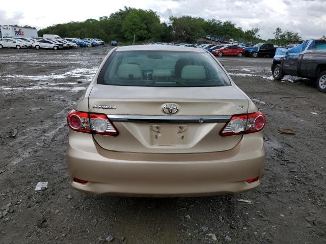 5YFBU4EE1DP097438 - 2013 TOYOTA COROLLA BASE BEIGE photo 6
