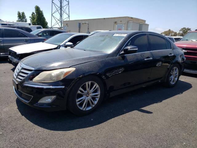 KMHGC4DD9CU165452 - 2012 HYUNDAI GENESIS 3.8L BLACK photo 1