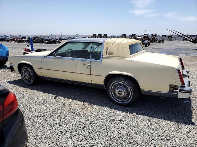 1G6EL5782FE675028 - 1985 CADILLAC ELDORADO ყვითელი ფოტო 2