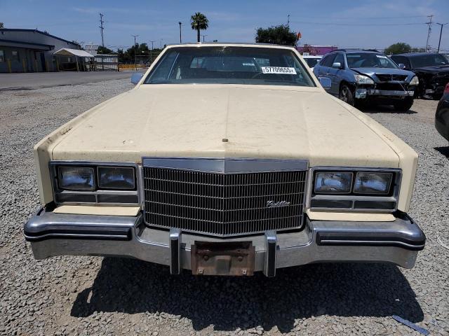 1G6EL5782FE675028 - 1985 CADILLAC ELDORADO ყვითელი ფოტო 5