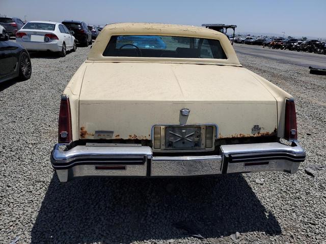 1G6EL5782FE675028 - 1985 CADILLAC ELDORADO ყვითელი ფოტო 6