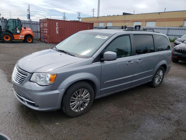 2C4RC1CG1GR302474 - 2016 CHRYSLER TOWN & COU TOURING L SILVER photo 1