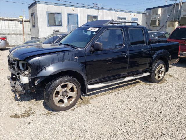 1N6MD27T41C389353 - 2001 NISSAN FRONTIER CREW CAB SC BLACK photo 1