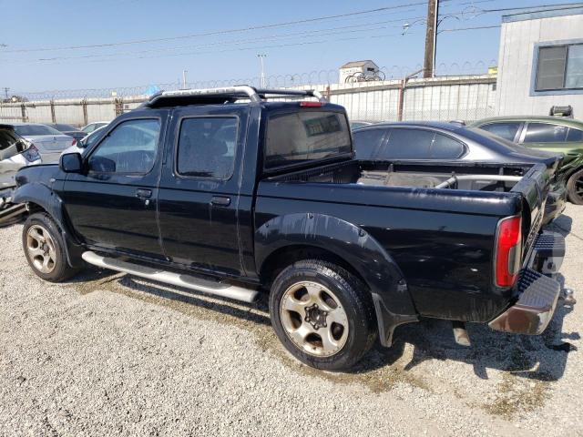 1N6MD27T41C389353 - 2001 NISSAN FRONTIER CREW CAB SC BLACK photo 2