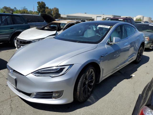5YJSA1E20JF287087 - 2018 TESLA MODEL S ვერცხლისფერი ფოტო 1
