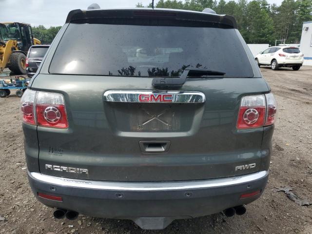 1GKKVRED3BJ249193 - 2011 GMC ACADIA SLT-1 GREEN photo 6