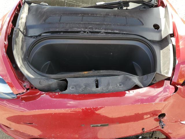 7SAYGAEE0PF586299 - 2023 TESLA MODEL Y Червоний фото 12