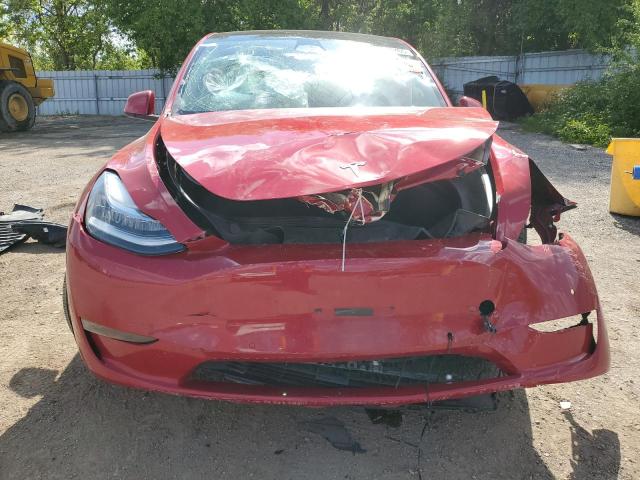 7SAYGAEE0PF586299 - 2023 TESLA MODEL Y Червоний фото 5