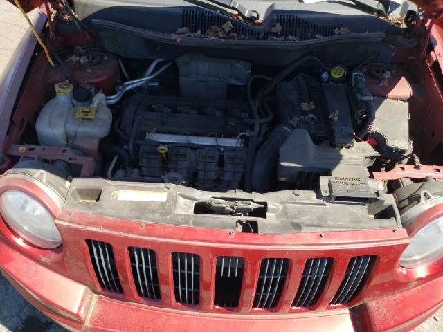 1J8FT47058D744365 - 2008 JEEP COMPASS SPORT Қызыл фото 11