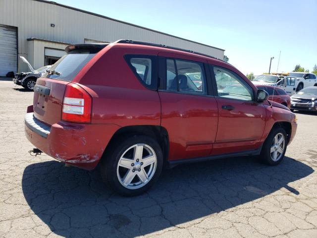 1J8FT47058D744365 - 2008 JEEP COMPASS SPORT Қызыл фото 3