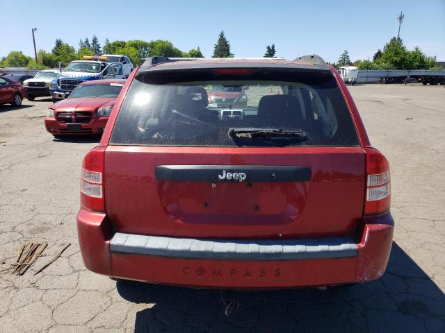 1J8FT47058D744365 - 2008 JEEP COMPASS SPORT Қызыл фото 6