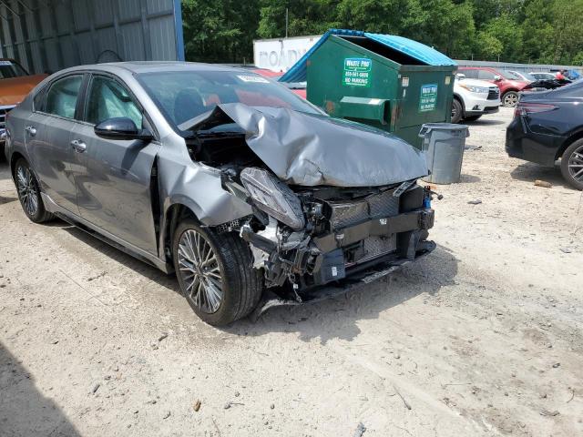 3KPF54AD7NE421118 - 2022 KIA FORTE GT LINE GRAY photo 4