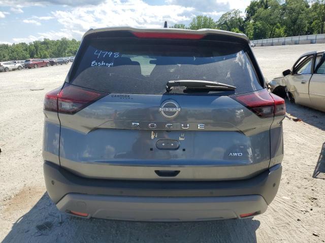 5N1BT3AB2NC719124 - 2022 NISSAN ROGUE S GRAY photo 6