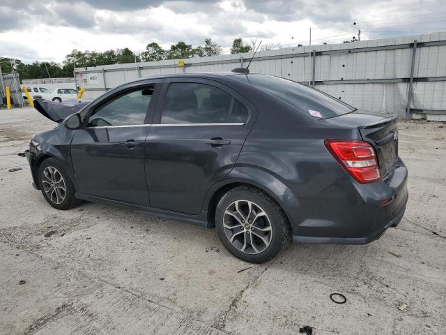 1G1JD5SB8H4136345 - 2017 CHEVROLET SONIC LT GRAY photo 2