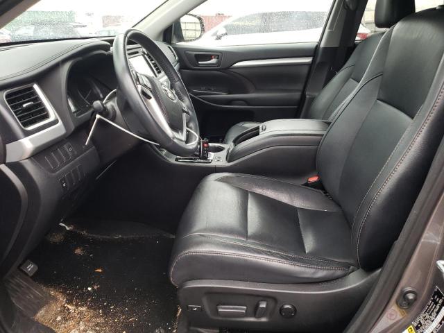 5TDJKRFHXGS320255 - 2016 TOYOTA HIGHLANDER XLE Մոխրագույն լուսանկար 7