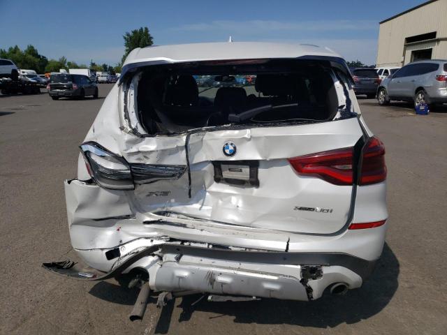 5UXTR9C56KLR07964 - 2019 BMW X3 XDRIVE30I WHITE photo 6