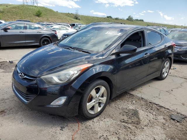 5NPDH4AE6CH092086 - 2012 HYUNDAI ELANTRA GLS BLACK photo 1