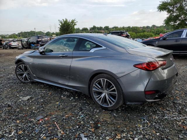 JN1EV7EL7HM551682 - 2017 INFINITI Q60 PREMIUM GRAY photo 2