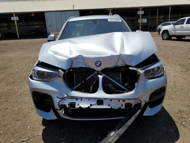 5UXTR9C55JLC83446 - 2018 BMW X3 XDRIVE30I SILVER photo 5