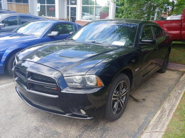 2C3CDXDT6DH610604 - 2013 DODGE CHARGER R/T BLACK photo 2