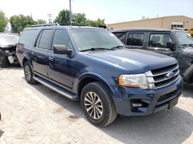 1FMJK1HT8FEF03530 - 2015 FORD EXPEDITION EL XLT BLUE photo 4