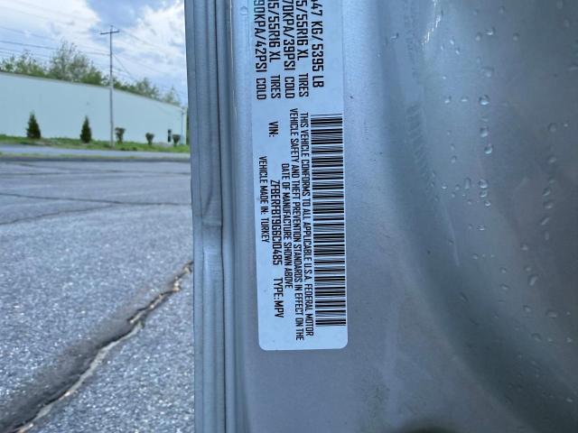 ZFBERFBT9G6C10485 - 2016 RAM PROMASTER SLT SILVER photo 10