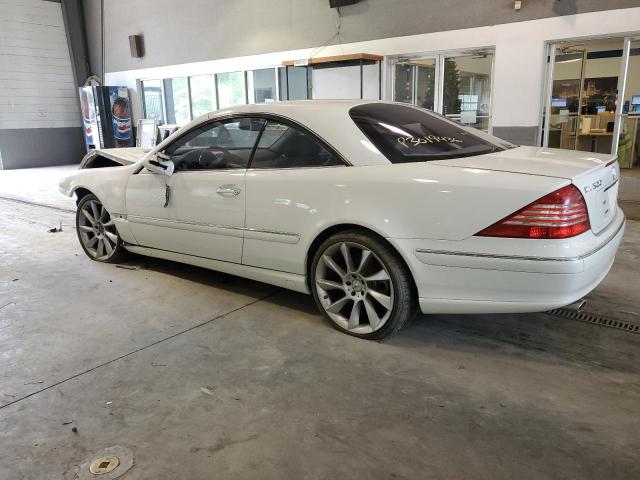 WDBPJ75J85A043765 - 2005 MERCEDES-BENZ CL 500 WHITE photo 2