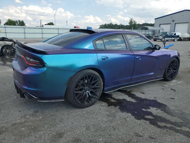 2C3CDXCT8GH276775 - 2016 DODGE CHARGER R/T BLUE photo 3