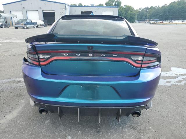 2C3CDXCT8GH276775 - 2016 DODGE CHARGER R/T BLUE photo 6