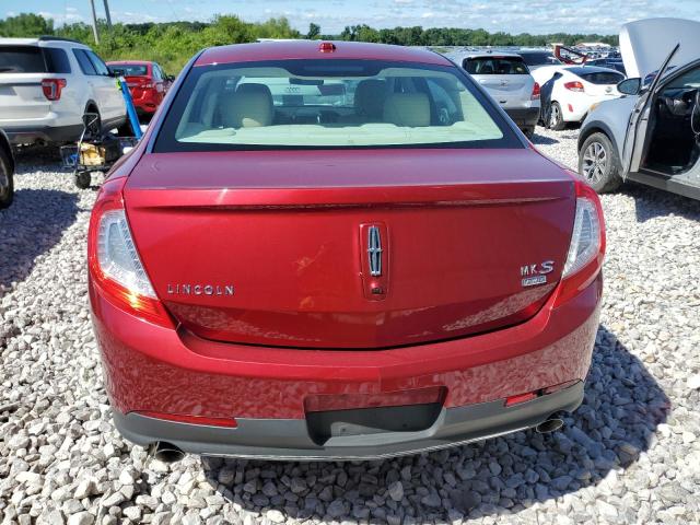 1LNHL9EK8DG617776 - 2013 LINCOLN MKS RED photo 6