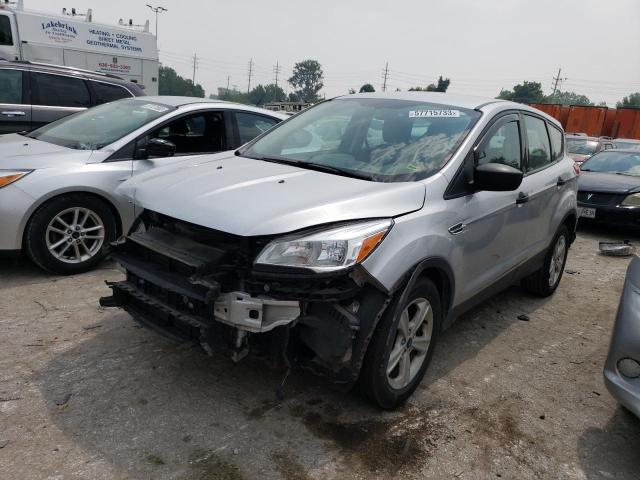 1FMCU0F77EUD17209 - 2014 FORD ESCAPE S SILVER photo 1