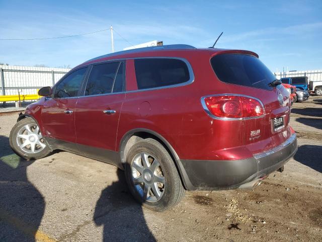 5GAER237X8J204019 - 2008 BUICK ENCLAVE CXL RED photo 2