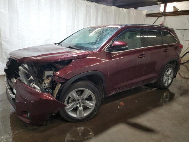 5TDDZRFH3KS723480 - 2019 TOYOTA HIGHLANDER LIMITED MAROON photo 1