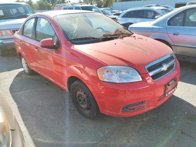 KL1TD5DE0AB088761 - 2010 CHEVROLET AVEO RED photo 1