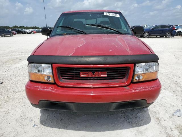 1GTDT13W21K157274 - 2001 GMC SONOMA BURGUNDY photo 5