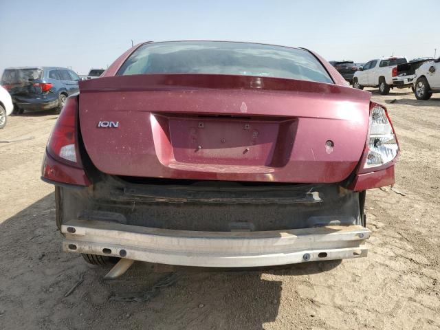 1G8AF54F34Z156091 - 2004 SATURN ION LEVEL 1 BURGUNDY photo 6