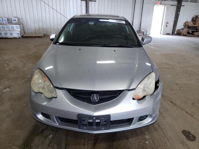 JH4DC54822C028808 - 2002 ACURA RSX SILVER photo 5