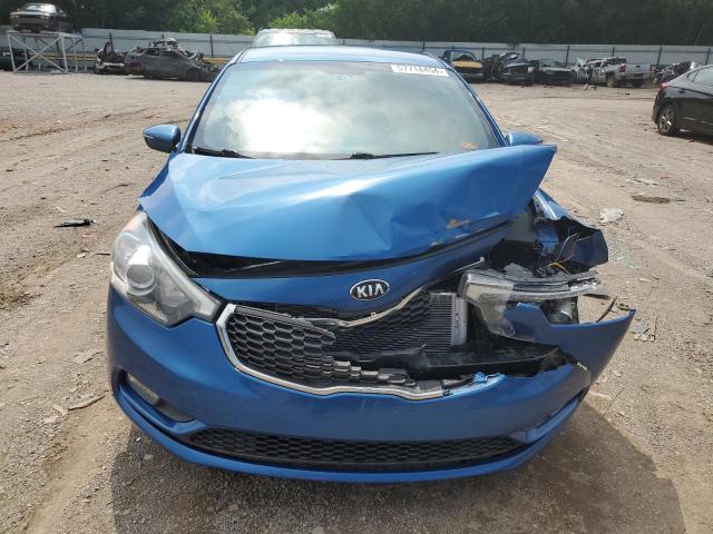 KNAFX4A8XF5341822 - 2015 KIA FORTE EX BLUE photo 5