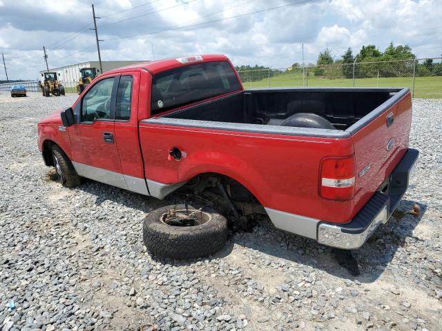 1FTRF12W45NB89484 - 2005 FORD F150 RED photo 2