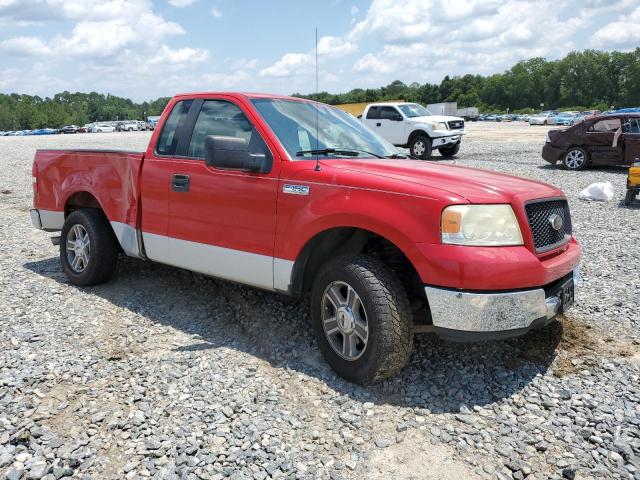 1FTRF12W45NB89484 - 2005 FORD F150 RED photo 4