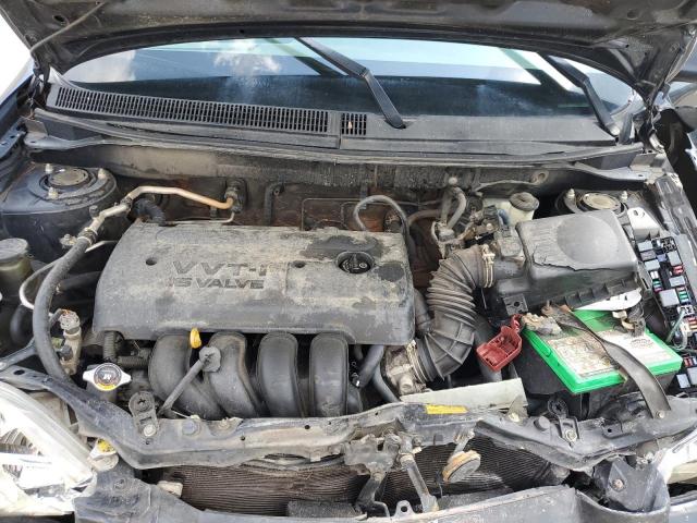 2T1KR32E98C698294 - 2008 TOYOTA COROLLA MA XR BLACK photo 11