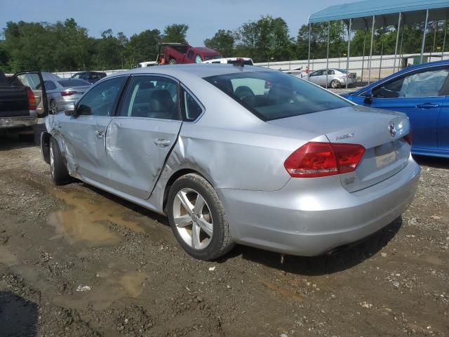 1VWAS7A32FC111220 - 2015 VOLKSWAGEN PASSAT S SILVER photo 2