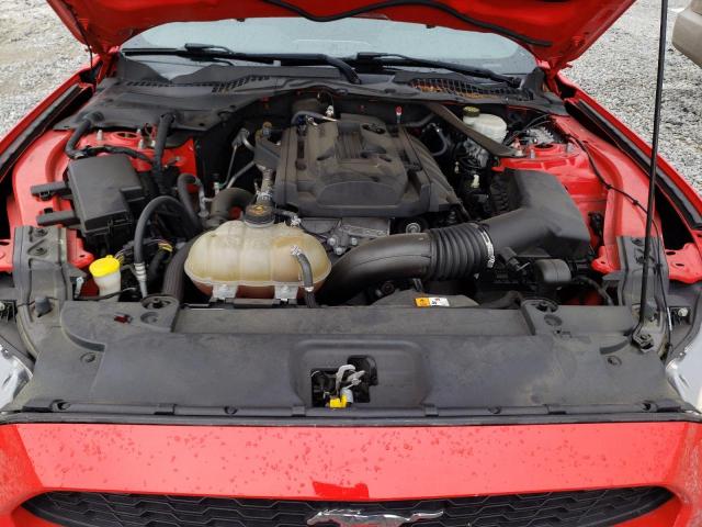 1FATP8UH6H5295200 - 2017 FORD MUSTANG RED photo 11